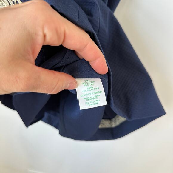 Lilly Pulitzer Vena Halter Neck Embroidered Mini Shift Dress Blue 00 - Picture 6 of 7